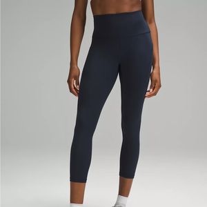 Lululemon Wunder Train High-Rise Crop 23" True Navy size 4